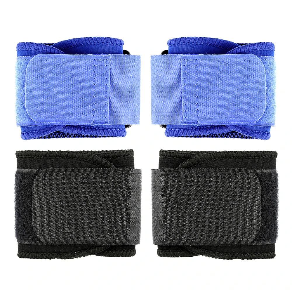 1 Pair Wrist Support Wrap Weight Lifting Gym Cross Training Fitness Padded Thumb Brace Strap Power Hand Support Bar Wristband 2