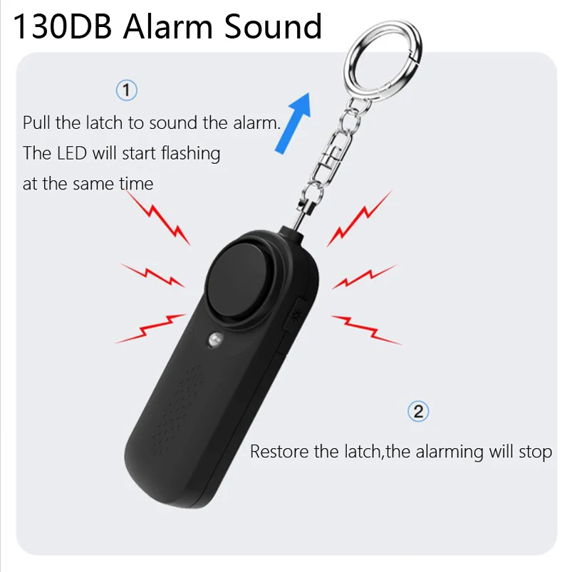 130db Loud Panic Alarm 2