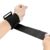 1 Pair Wrist Support Wrap Weight Lifting Gym Cross Training Fitness Padded Thumb Brace Strap Power Hand Support Bar Wristband 5