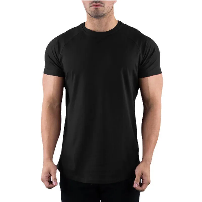 Plain Gym Cotton T-shirt 1