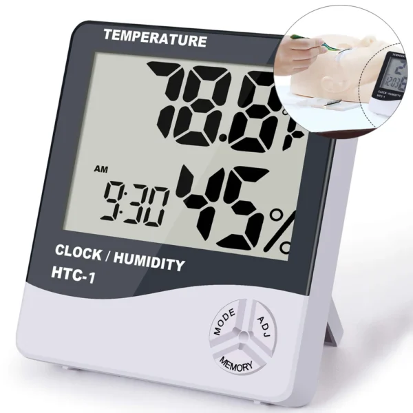 Make-up Humidity Tester Weather Station Clock 1