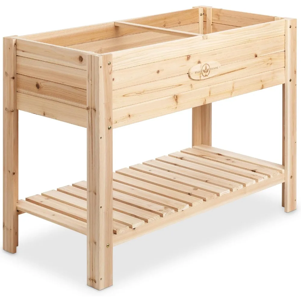 Cedar Raised Planter Box with Legs 1