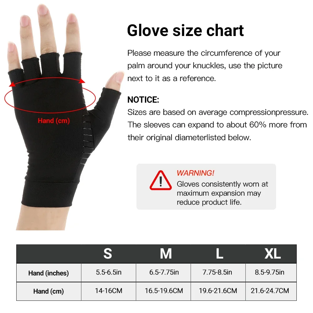 Compression Copper Arthritis Gloves 2