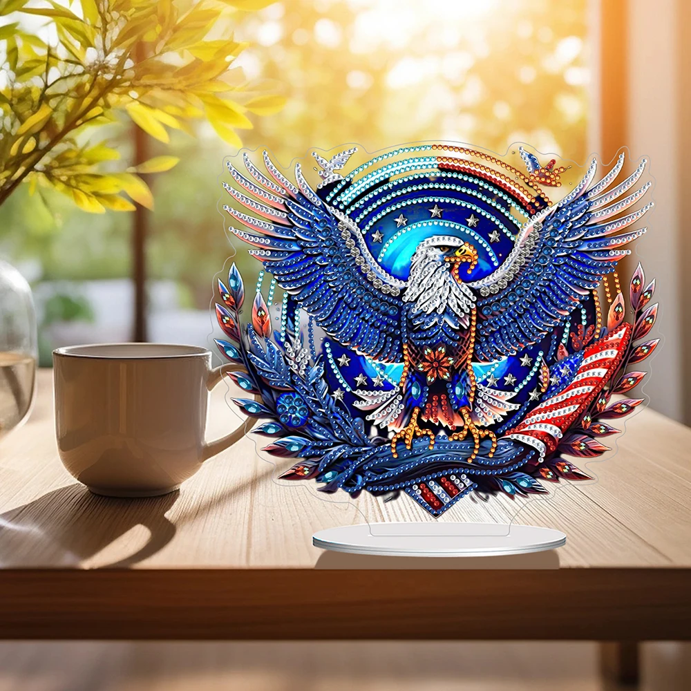 DIY American eagle Rhinestone Home Decor Gift 2