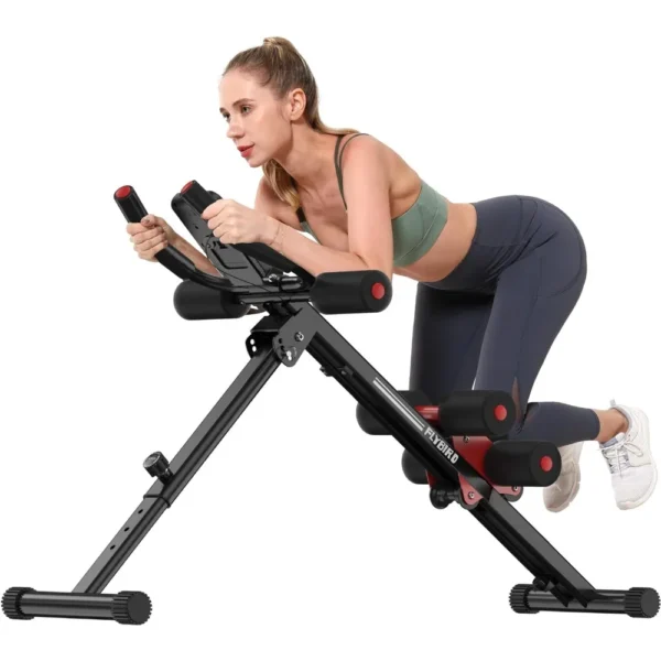 Ab Workout Equipment, Adjustable Ab Machine Full Body Workout for Home Gym, Strength Training Exercise Equipment 1