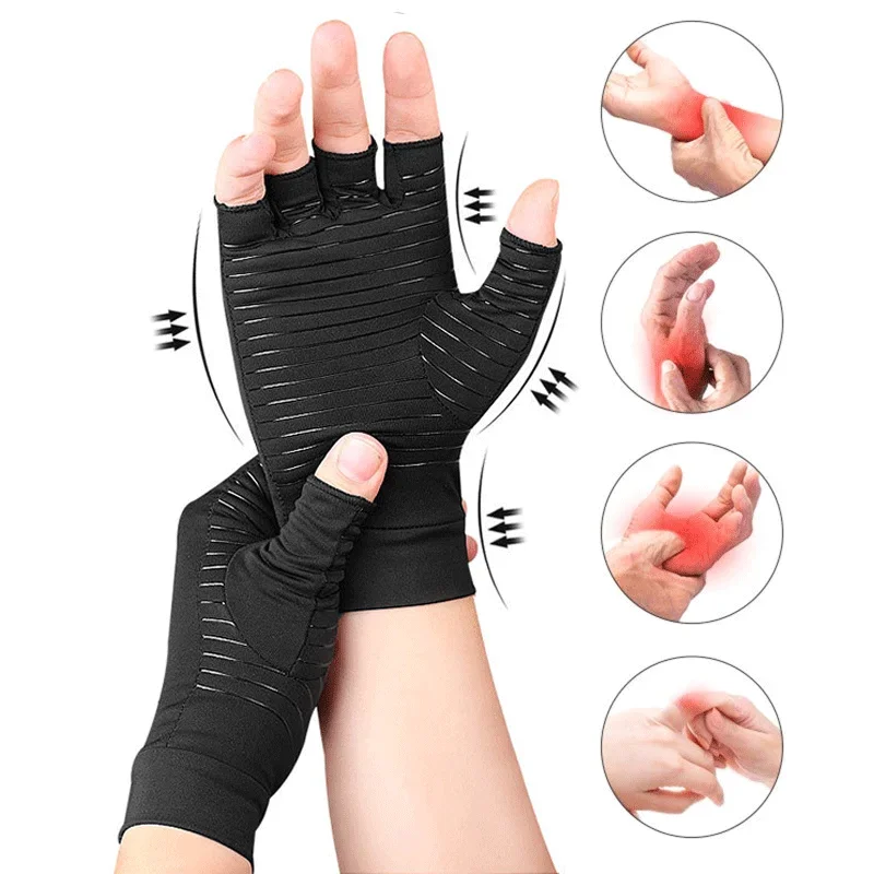 Compression Copper Arthritis Gloves 1