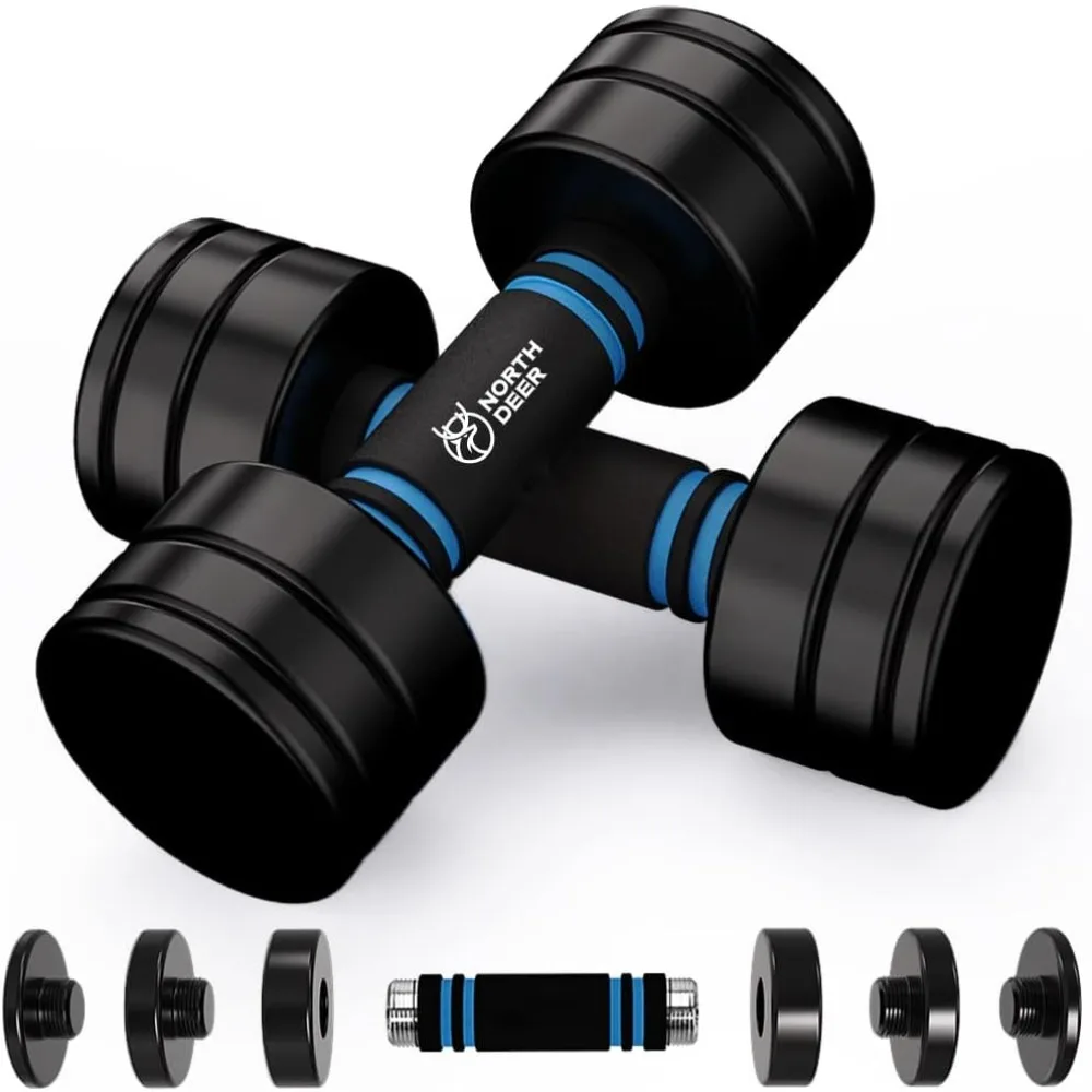 Adjustable Black Coated Weight Set 1