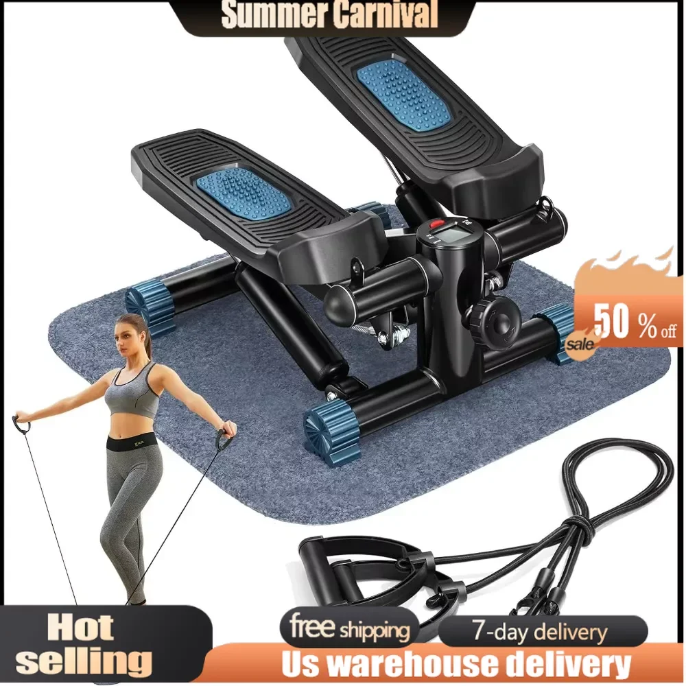 Mini Stair Stepper with Resistance Bands 1