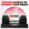 Adjustable Dumbbells Set-25lb Fast Adjust 2