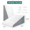 Triangle Elevated Wedge Pillow 3