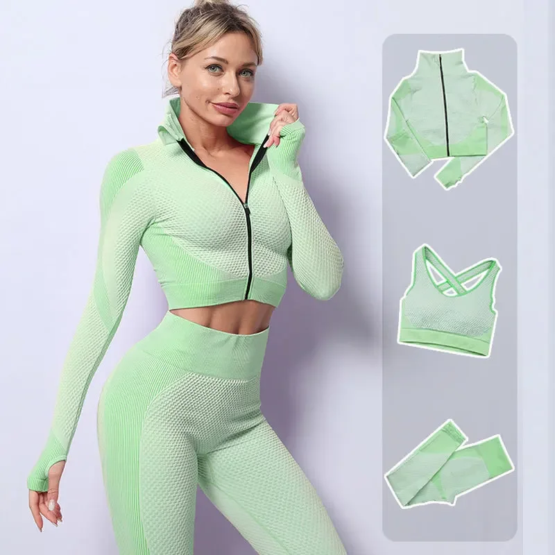 2/3PCS Seamless Yoga Sets 1